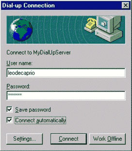 Dial-up networking